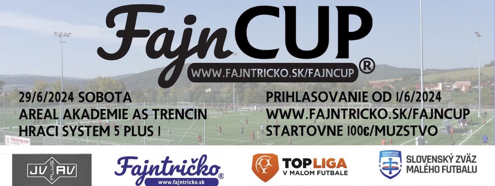 fajncup fotbal turnaj trencin